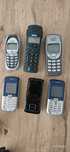Zestaw retro telefonów Nokia siemens sony ericcson