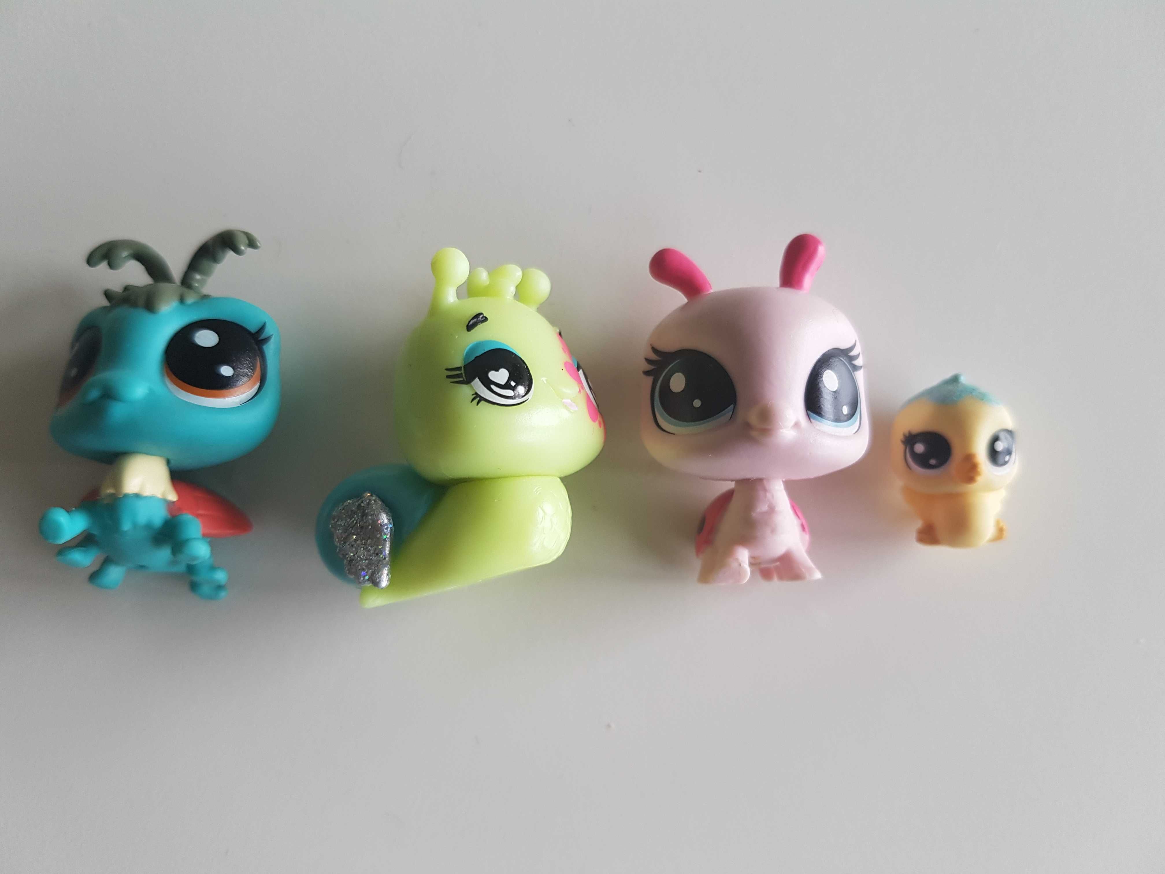 3 zestawy littlest pet shop kotki pieski owady