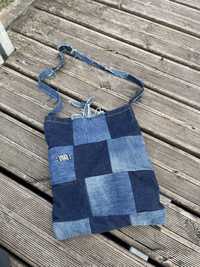 Bag quadriculada jeans