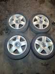 Alufelgi R16 opony zimowe 195/50 oryg 5*100 VW Audi Skoda Seat komplet