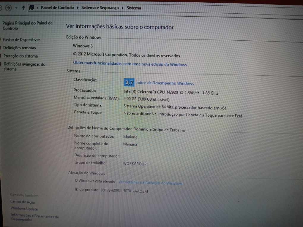 Portátil Asus X551M