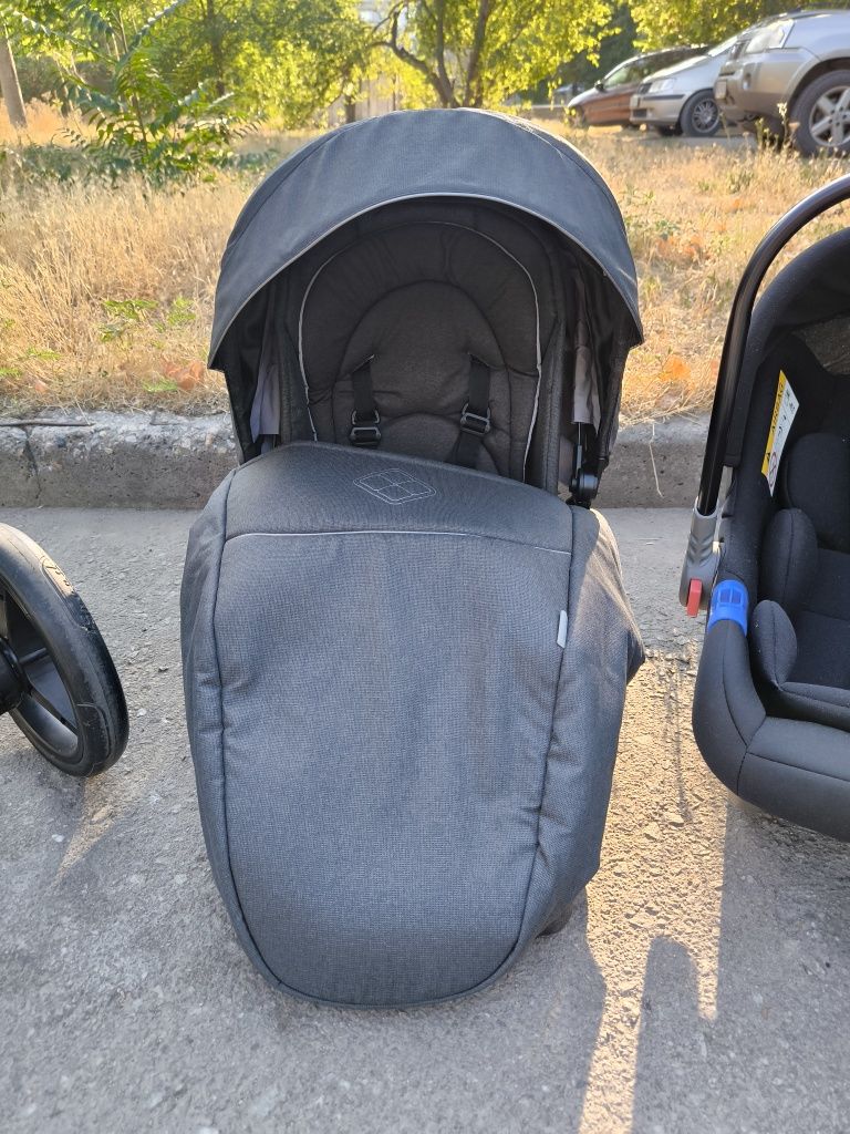 Коляска Bebetto Pascal , автолюлька El camino Me 1043 Newborn