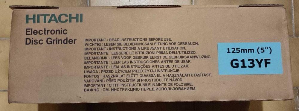 NOWA Szlifierka kątowa HITACHI G13YF