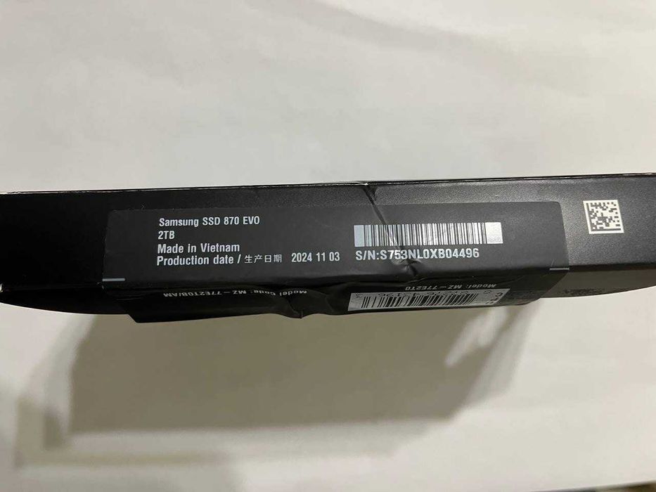 Б/В SSD накопичувач Samsung 870 EVO 2 TB (MZ-77E2T0BW)