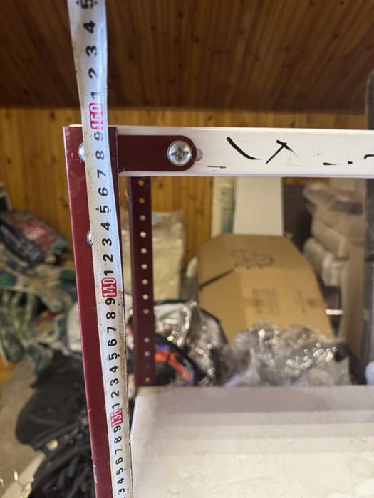 Стелаж металевий, 4 полиці