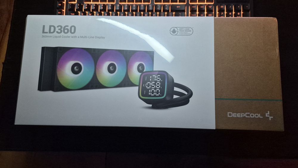 Chłodzenie wodne procesora Deepcool LD360 srgb, nowy, 12 mies gwarancj