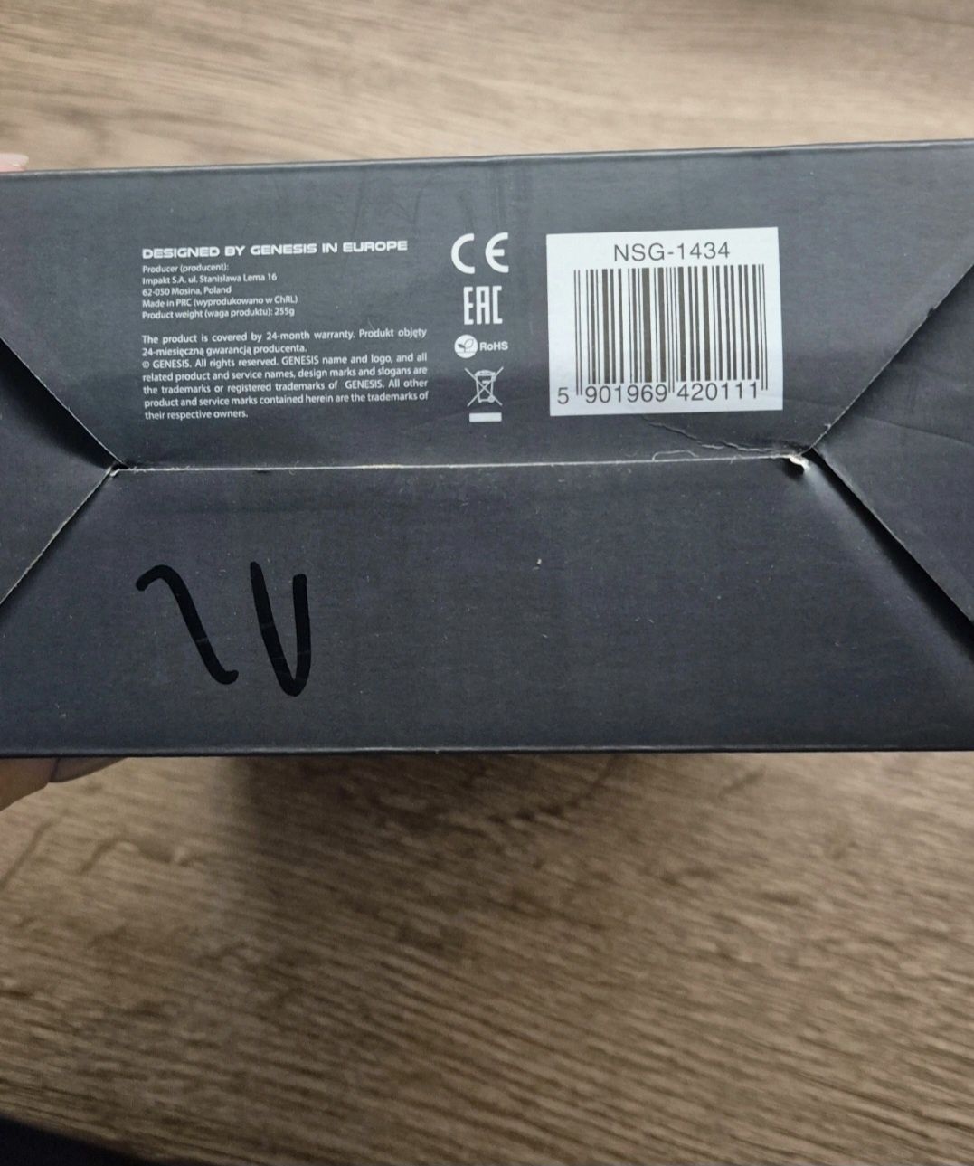 Sluchawki Genesis Argon 100 Gaming Czarne