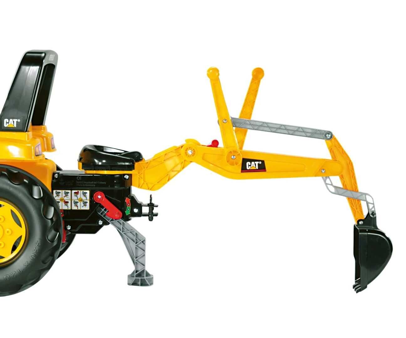 Traktor Cat z łyżką i koparką Rolly Toys 813001
