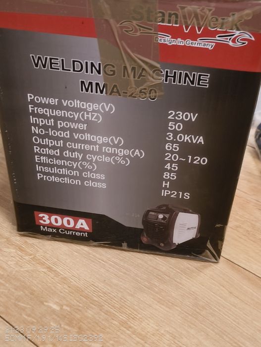 Nowa spawarka inwerterowa 300a