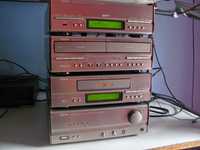 Wieża Denon seria 110 - wzmacniacz - tuner - CD - magnetofon