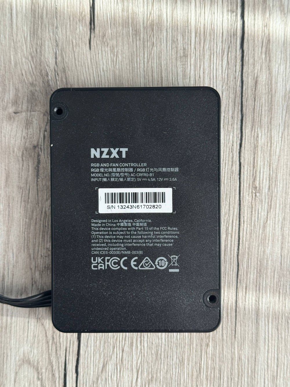 Контролер NZXT RGB & Fan Controller (AC-CRFR0-B1)