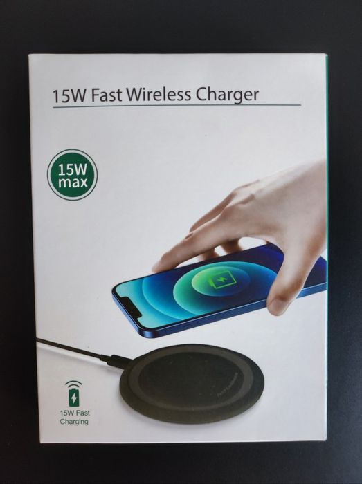 [Novo] Carregador sem fios rápido 15W