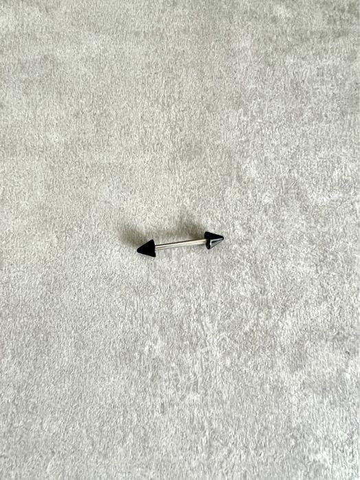 Piercing espetos preto 25mm