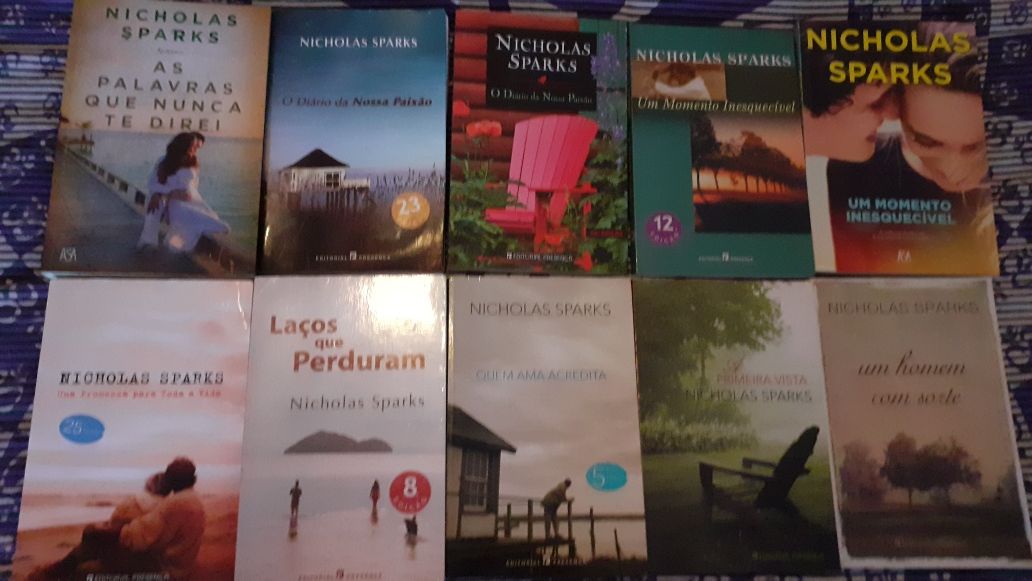 Livros Nicholas Sparks