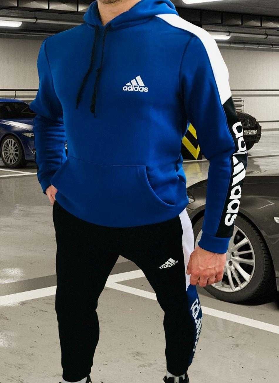 Спортивный костюм Adidas зимний на флисе