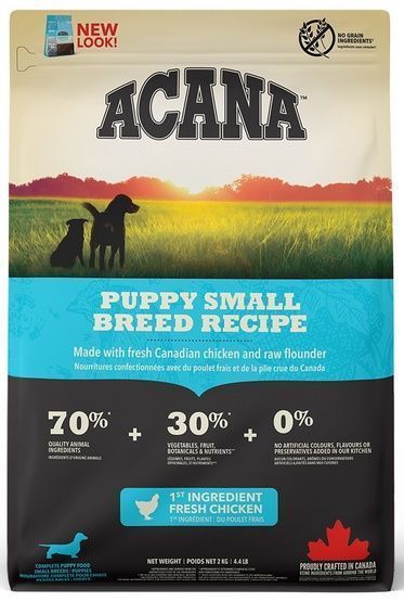 Bezglutenowa karma z witaminami dla małych szczeniąt Acana Kurczak 2kg