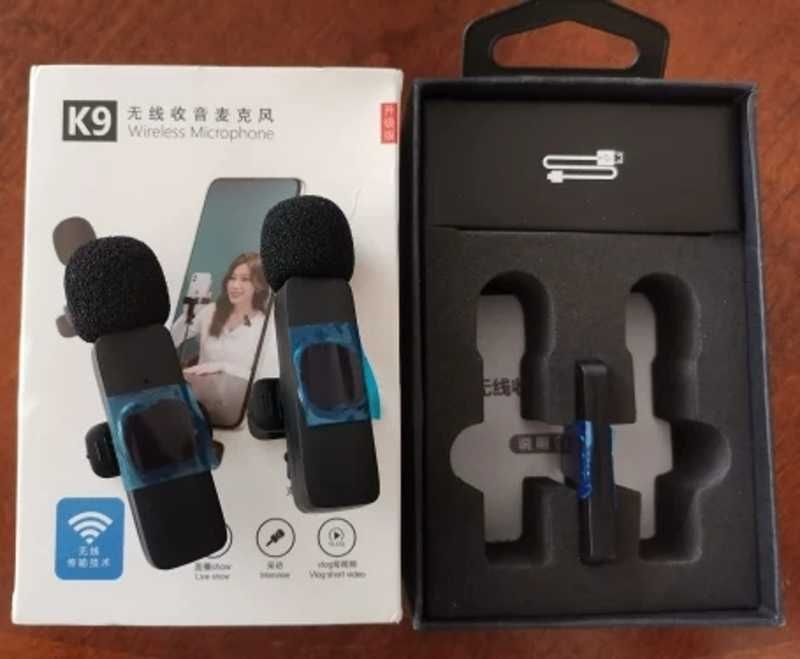 Комплект 2-S петличка микрофон с переходниками для телефонов GEEM K-9