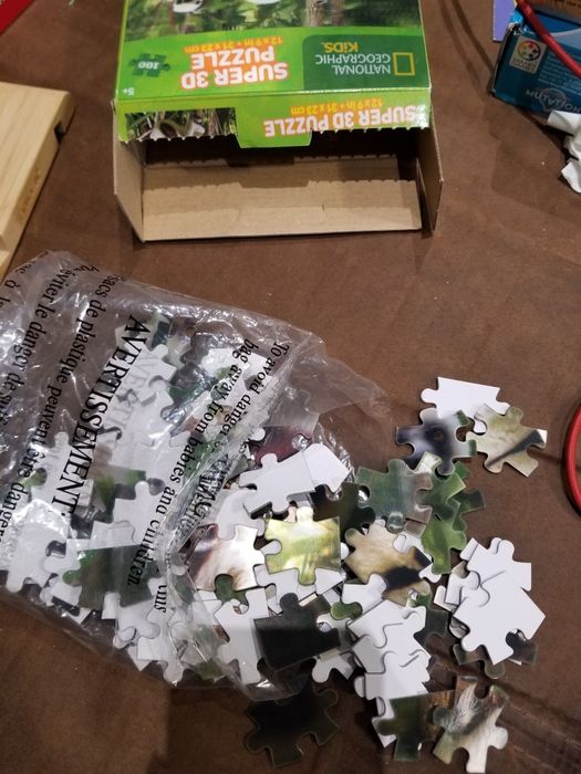 Puzzle 3D National Geographic Kids 100 el. – Lemury