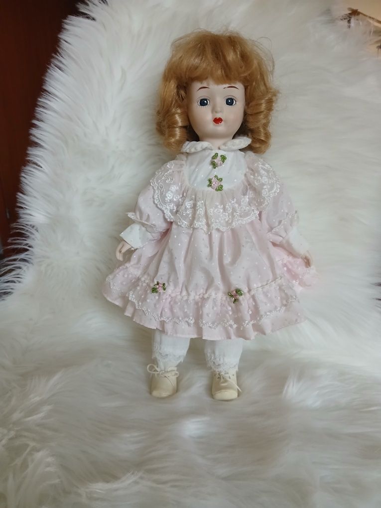 Lalka porcelanowa,41 cm,vintage,stara