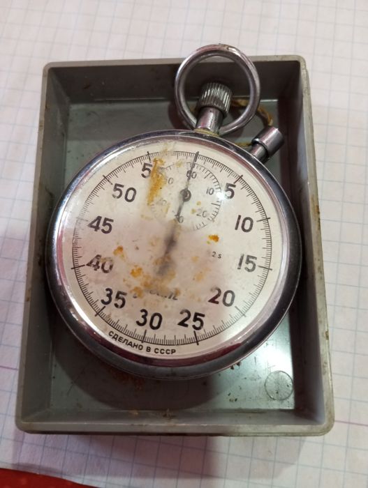 Секундомір Новий в маслі