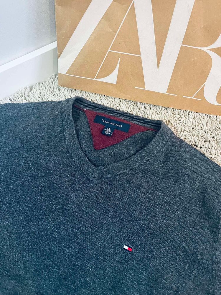 Piekny sweter tommy hilfiger M meski bawelna 100%