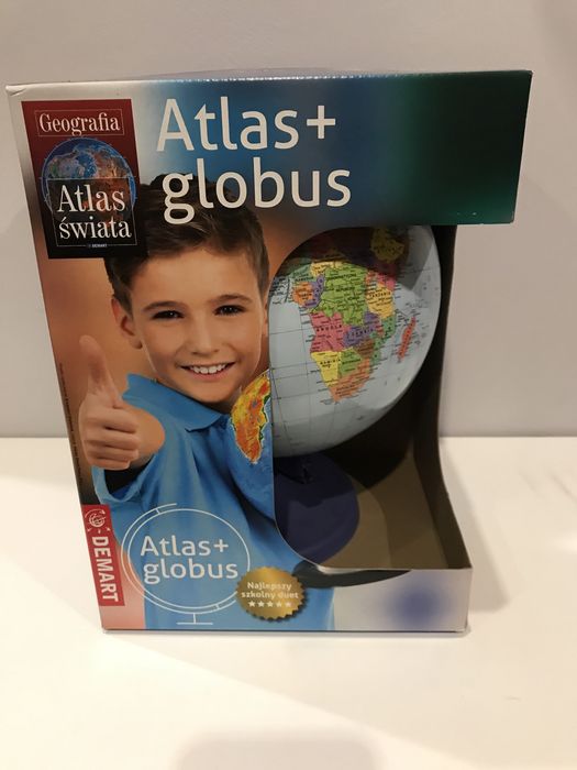 Globus + Atlas geograficzny NOWY