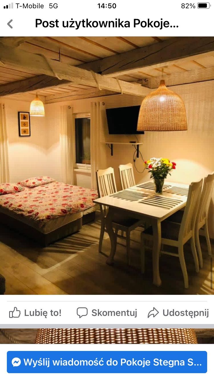 Pokoje nocleg noclegi Stegna