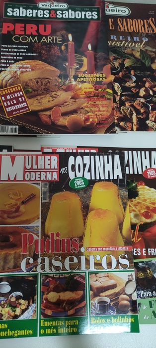Revistas de culinária Mulher Moderna/Tele culinária