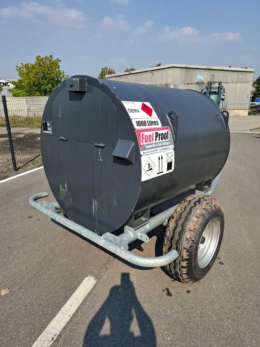 Zbiornik mobilny na paliwo 1000L+ dokumenty, faktura vat