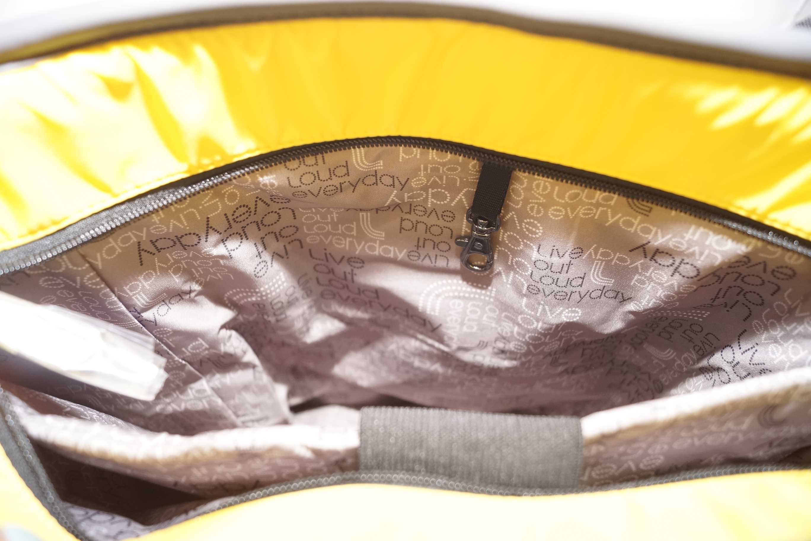 G322 Damska torebka torba torbo-plecak 2w1 LOLE Lily Bag żółta