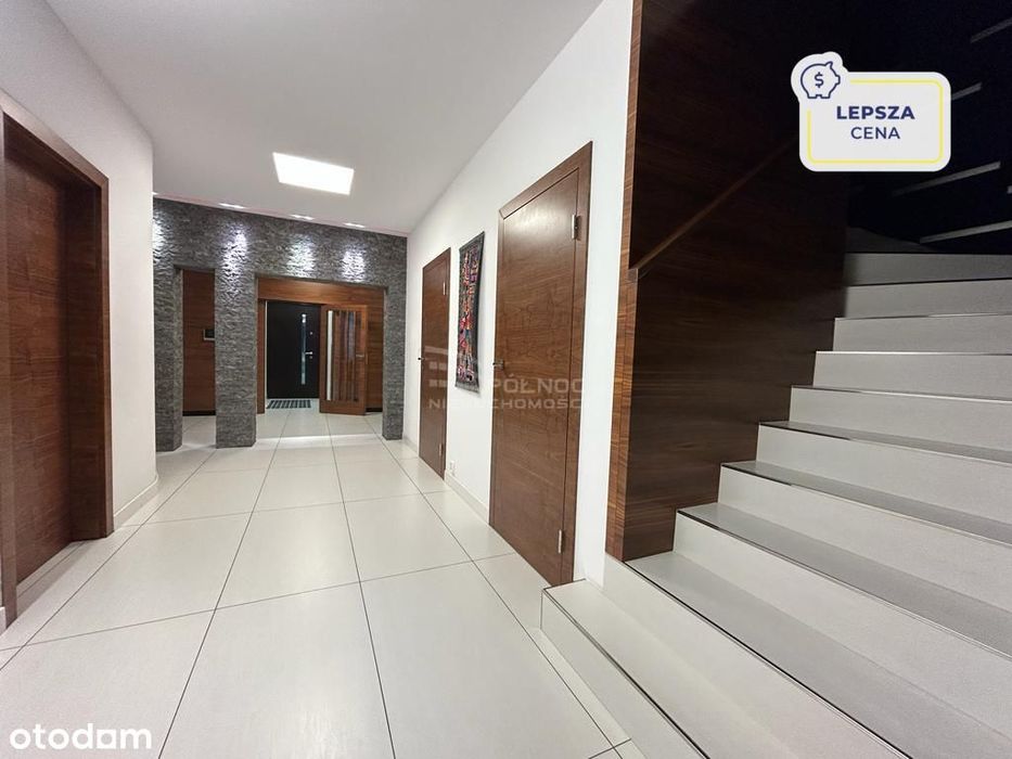 Prestiżowy dom z poddaszem, antresolą i kinem!