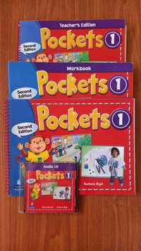 Pockets 1 Pearson podręcznik+ćwiczenia+ks.nauczyciela+CD