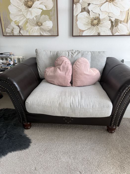 SOFA 2 lugares como nova  com capa extra