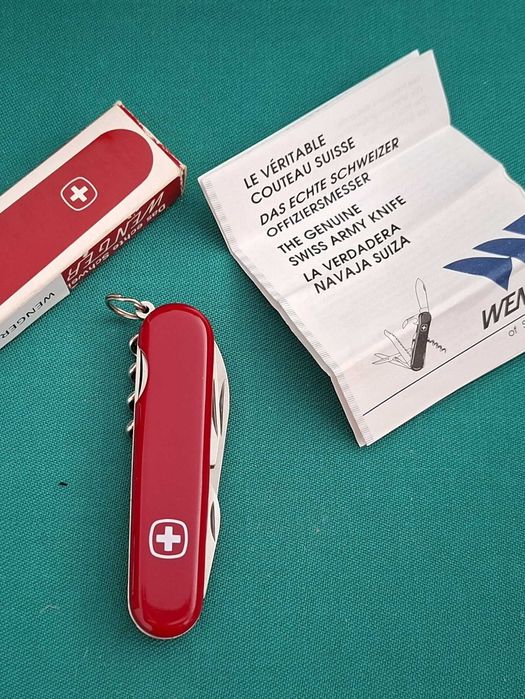 Wenger Delemont de duas camadas, vintage, com caixa original - NOVO
