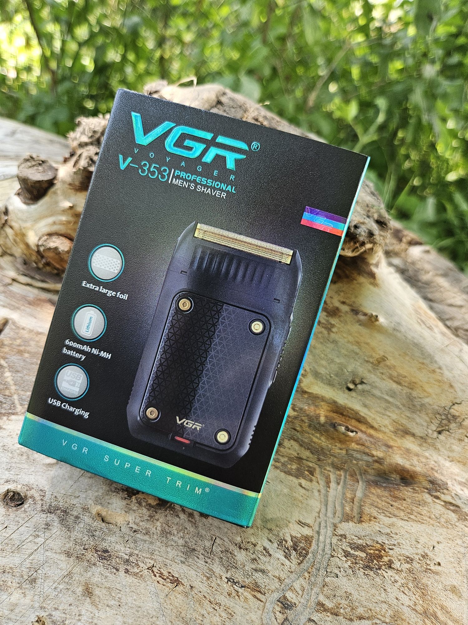 Бритва шейвер vgr 353 для бороди і голови. Тример