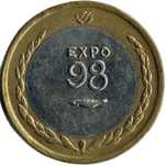 Expo 98 - - - 200$00 - 1998 - - - - - Moeda