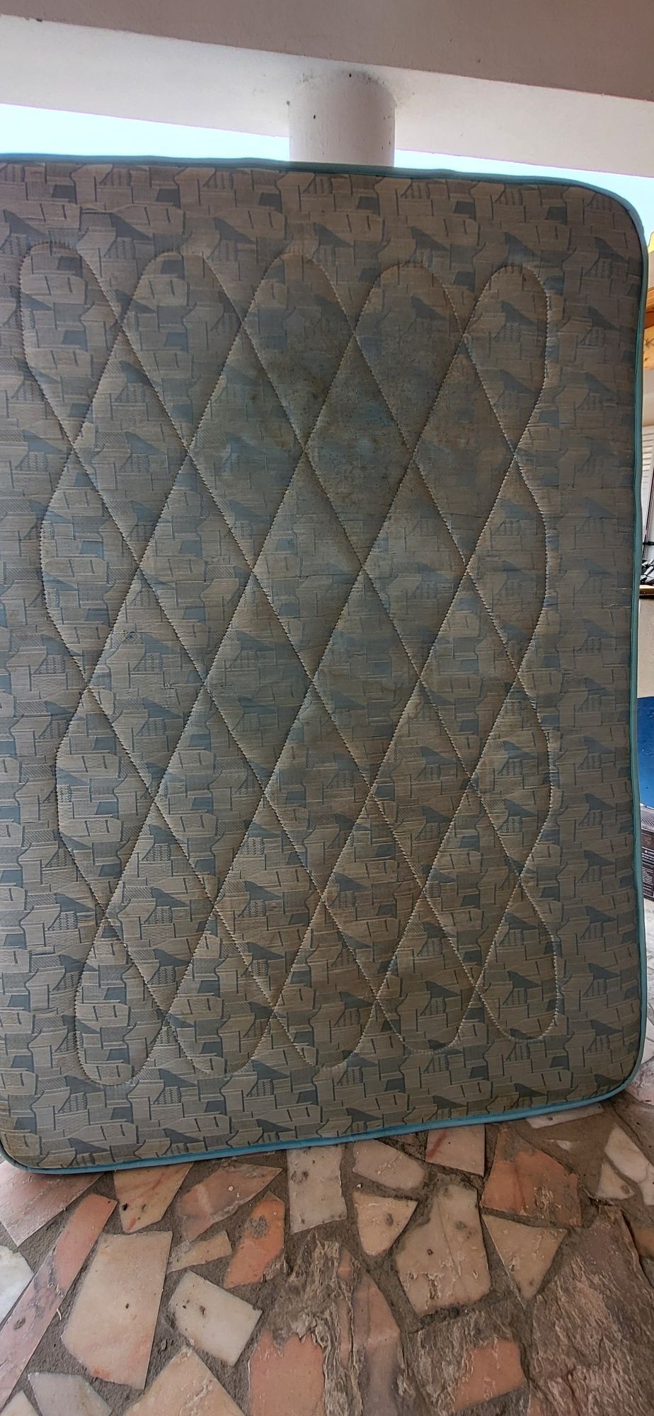 Conjunto de 2 colchões colchão mattress 183 x 133 cm