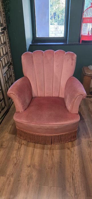 Sofa polprona cor de rosa