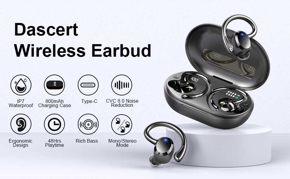 Słuchawki Bluetooth.