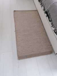 Wełniany dywan roz. 70x140 szarobrązowy