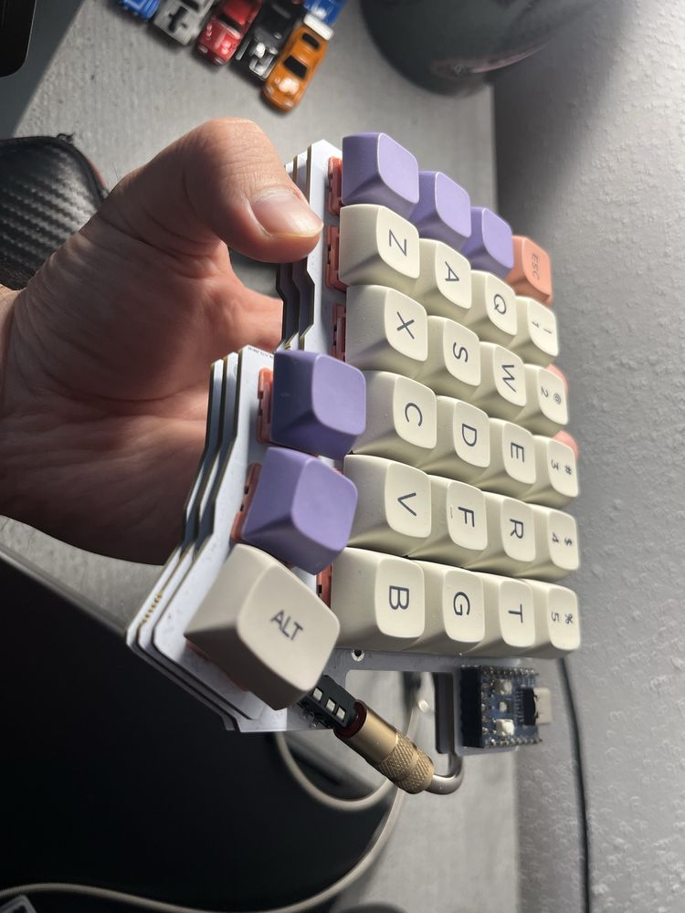 Klawiatura Mechaniczna Custom Silakka54 - Gateron&Akko PBT QMK/Vial