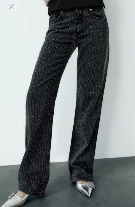 Zara джинси disco pants zara р.30
