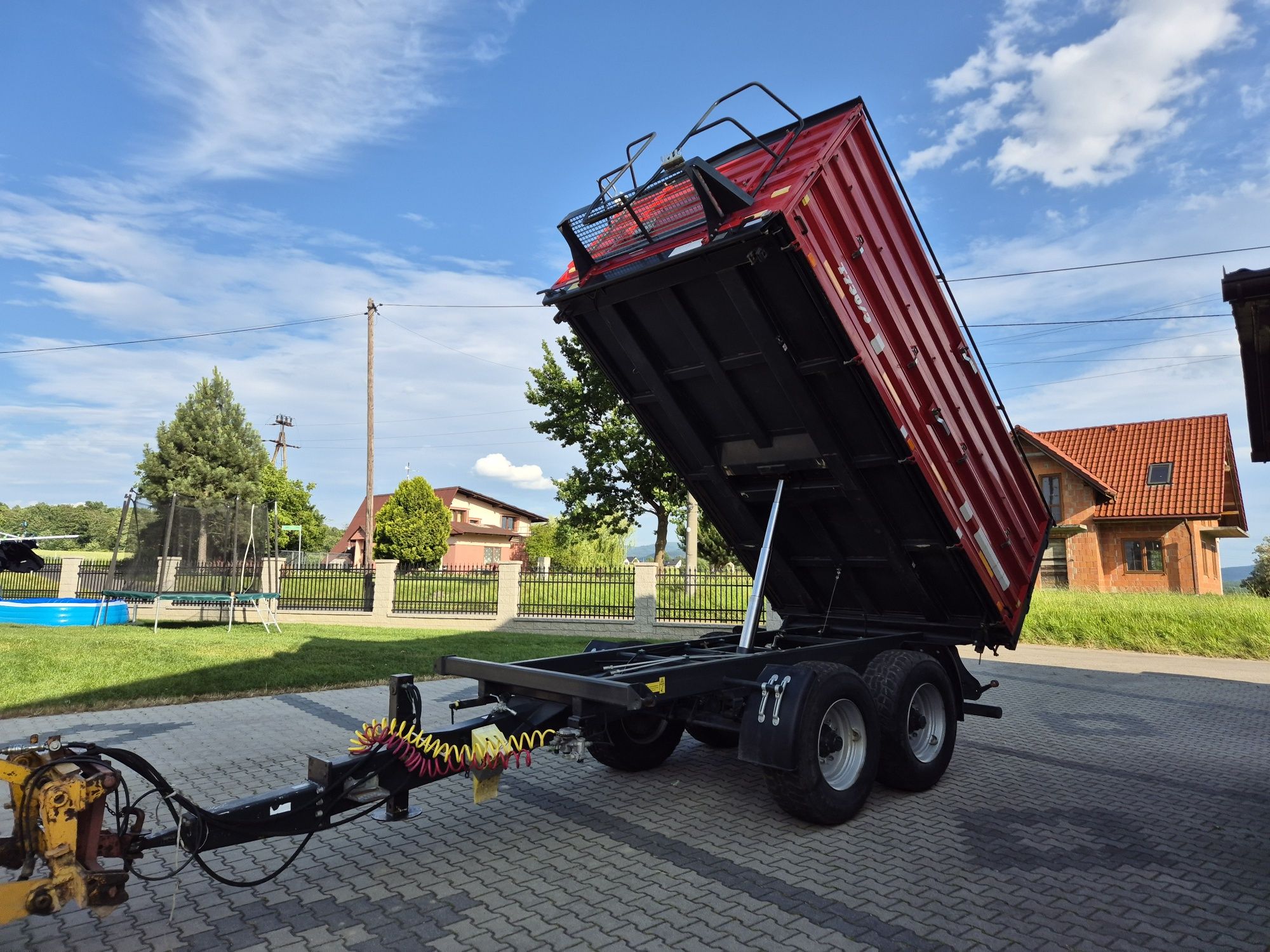 Przyczepa Tandem Metalfach T730/3 12 ton