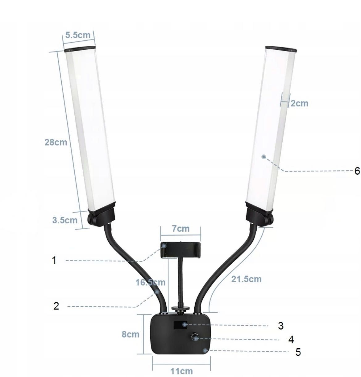 Lampa kosmetyczna podłogowa do przedłużania rzęs , brwi.