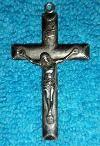 Crucifixo Religioso de Prata marcado