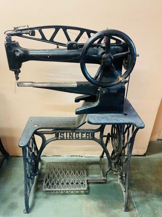 Maszyna Singer sprawna szewska łaciarka stara zabytek