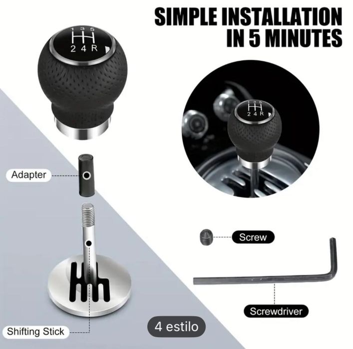 Strongkun universal ergonômico câmbio cabeça de mudança Manete