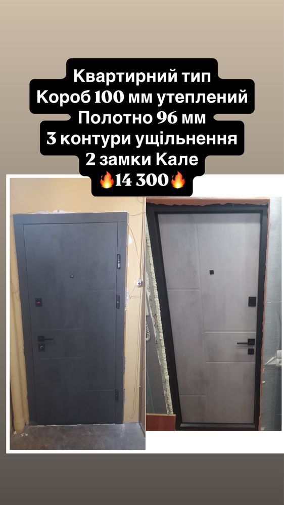 Вхідні двері від економ класу до преміум