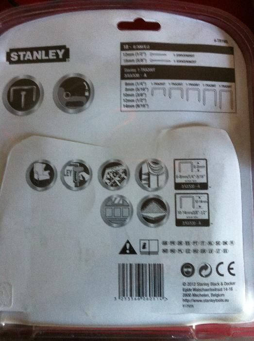 Agrafador manual stanley em aluminium