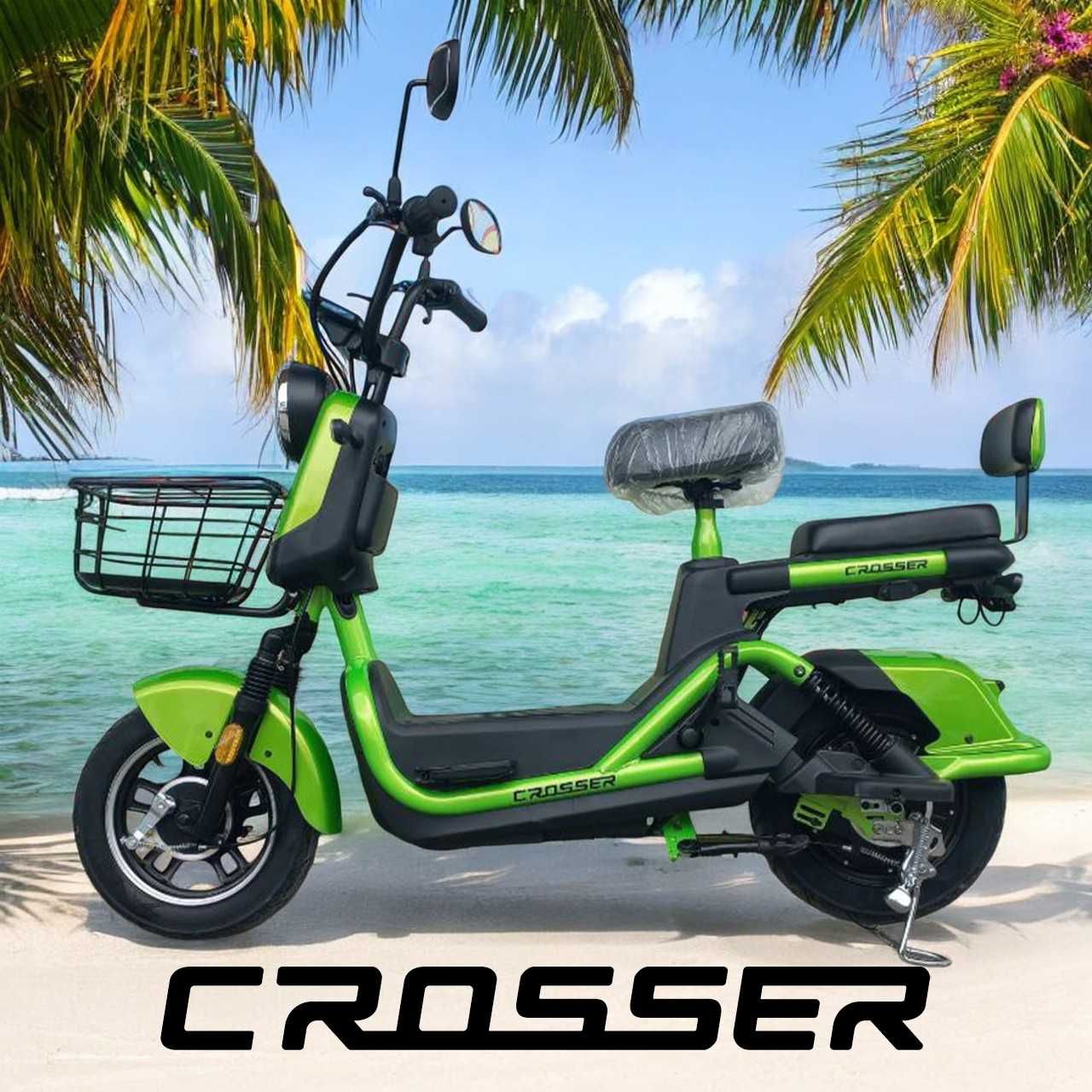Crosser CR2/CR1 600W20A 60V Електроскутер велоскутер 2025 Зеленый
